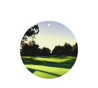 Juego de tarjetas de ambientador redondas para coche de campo de golf, ambientador colgante con aroma a lavanda, 10/24 piezas