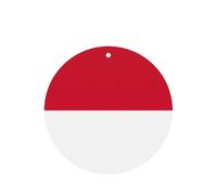 Juego de tarjetas de ambientador redondas para coche, diseño de bandera de Mónaco, aroma a lavanda, 10/24 piezas