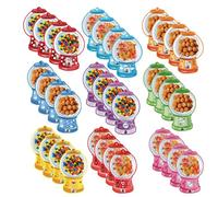 Juego de tarjetas de dulces de San Valentín con cúpulas de plástico, decoración de caramelos de galletas, regalos de intercambio de dulces de San Valentín para parejas, familiares, regalo de fiesta