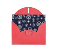 Juego de tarjetas de felicitación con impresión de tótem de armas biológicas con interior en blanco, papel perla roja, tarjetas de cumpleaños, bodas para invitaciones de fiesta