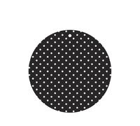 Juego de tarjetas de fragancia redondas con patrón de lunares blancos, ambientador colgante de lavanda para decoración del hogar del coche, 10 o 24 piezas