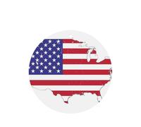 Juego de tarjetas de fragancia redondas de mapa de bandera de Estados Unidos, ambientador colgante de lavanda para decoración del hogar del coche, 10 o 24 piezas