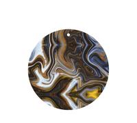 Juego de tarjetas de fragancia redondas de tinta de mármol abstracto, ambientador colgante de lavanda para decoración del hogar, 10 o 24 piezas