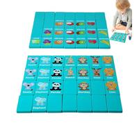 Juego de Tarjetas de Juego - Toy de de Aprendizaje temprano | Juego de Coincidencia de Tarjetas de Memoria, Actividad de Desarrollo de Habilidades para niños para Preescolar Home Party SC