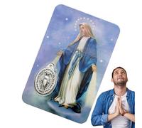 Juego de tarjetas de oración cristiana, tarjetas de felicitación inspiradoras de las Escrituras, baraja de aliento de fe católica, notas de oración devocional diarias, tarjetas de regalo religiosas