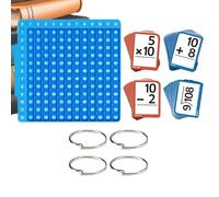 Juego de Tarjetas Flash de matemáticas: Juegos de Aprendizaje con Tablero, Tarjetas de multiplicación, división, Suma y, imágenes numéricas Coloridas | Niños de 1 a 6 años Niños Niñas Hogar Guar