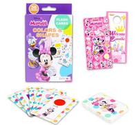 Juego de tarjetas flash de Minnie Mouse para niños pequeños, paquete con 36 tarjetas con colores y formas para niñas de preescolar y calcomanías, más | Juguetes de aprendizaje Disney Minnie