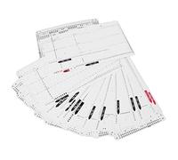 Juego de tarjetas perforadas para máquina tejer No. 1-20, tarjetas con patrón flores modelos KH860 KH868 KH891 KH892 KH893 Accesorios para máquinas de tejer plástico con punzonado