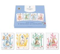 Juego de tarjetas y sobres de Peter Rabbit - Diseño de picnic en el bosque