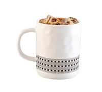 Juego De Taza De Cappuccino Con Cuchara Y Mango - Regalo Para UFF | Taza De Café De Cerámica En Residencia | Taza De Té Multifuncional 300 Ml, Taza De Cerámica Para Vivir Y Salón De
