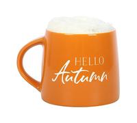 Juego de taza y calcetines de otoño: taza de café de cerámica con temática de calabaza con calcetines a juego, perfecta para decoraciones de otoño y disfrutar del café en tazas de café grandes