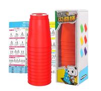 Juego de Tazas De Apilar,Juguete Educativo De Embotamiento | Juguetes Apilar Para Aprendizaje Temprano - Para Aula Viaje Adultos Bebé Familia Fiesta Desarrollo De Habilidades Motrices