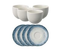Juego De Tazas De Café Arthur Krupp Shade Sea De Porcelana 8 Piezas