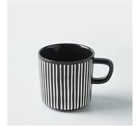 Juego de tazas de café espresso de porcelana, tazas de cerámica for el hogar, taza, taza de café, taza de café vertical Taza de cerámica exquisita retro Taza de café de jugo de té de leche de oficina