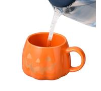 Juego de tazas de cerámica para con mango, cute Halloween Coffee Cups | Safe Reusable for Kids Adults, Hot Beverage Drinking Mug Kitchen Home Holiday Decorations