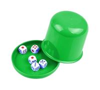 Juego de tazas de dados de bar | Juego de dados y copas - Funny Dice Cup Juegos, Dice Stacking Cup con 5 dados, dados familiares para, fiesta de cumpleaños que cada rollo de dados es imparcial, le da