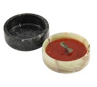 Juego de tazas de salsa de mármol verde y negro hecho a mano de Radicaln, tazas de pudín, salsa de barbacoa, recipientes de ketchup, tazas de salsa de inmersión para juego de cocina