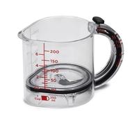 Juego de Tazas Medidoras de Secos | 4 En 1 Taza Medidora Alimentos Con Base Sellante Tipo Raspador,Apta Lavavajillas Herramienta Cocina Para Harina Azúcar Miel Café