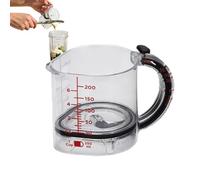 Juego De Tazas Medidoras | Taza Medidora Ajustable Multiusos | 4 En 1 Utensilios De Cocina Precisos Para Líquidos Y Sólidos | Accesorios Esenciales Para Repostería Café Y Hogar