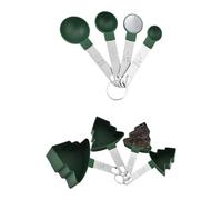 Juego de tazas medidoras y cucharas de cocina, juego de tazas dosificadoras - Juego de medidas de cocina 8X en forma de árbol de Navidad, Gadget de cocina Herramientas de medición de cocina