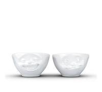 Juego De Tazas Y Cuencos 2 Piezas Sonriente Y Delicioso 0,10 L