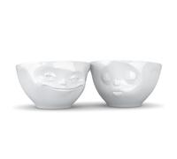 Juego De Tazas Y Cuencos 2 Piezas Sonrientes Y Besadores 0,20 L