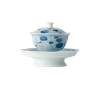 Juego de té Aileen said Kung Fu pintado a mano de 100 ml, cuenco simple y taza de té, pintado a mano (Aileen dijo)