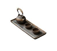 Juego de té cálido para el hogar, juego de patrón de piedra con bandeja de té chino de Kung Fu