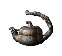 Juego de té de cerámica retro de 240 ml, estilo chino, imitación de madera para el hogar, juego de té Kung Fu, raíz de ratán