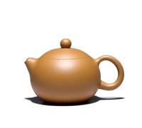 Juego de té de la Tarde Juego de té Chino Zisha Colección Regalos Tetera de Arcilla Morada Yixing 200 ml Tetera Hecha a Mano Filtro de Orificio de Bola Juego de té para Adultos (B)