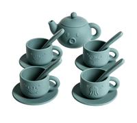 Juego De Té De Silicona | Accesorios De Cocina De Silicona Aptos Para Lavavajillas | Juego De Té De Simulación Para Niños A Partir De 3 Años | Para El Hogar Preescolar Guardería Actividad Viajes Picni