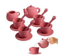Juego de té Infantil para niñas,Set Tazas té imitación | Set de para la Hora del ,para Niños en Edad Preescolar Días de Juego Cumpleaños Vacaciones Guardería Noche Familiar Hogar y Escuela