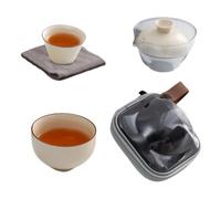 Juego De Té Para Adultos | Juegoo De Té Para Hacer De Cerámica, Juego De Pequeño De La Tarde Con, Tazas Y Paño De Cocina Para El Hogar