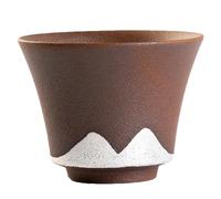 Juego De Té Para Adultos Taza Té Cerámica Maestra Gres Imitación Leña Individual Tazón Pequeño Juego Kung Fu Juegos De Té Portátiles(D)