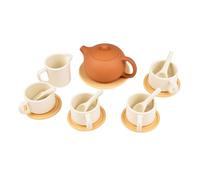 Juego de té para niños - Silicona, Juguete de Cocina, Juegos de rol en la Cocina | Juego de té para niños, Regalo para niños y niñas 3 años en adelante - Finge Jugar una