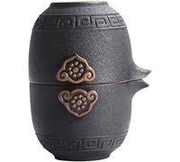 Juego de té portátil, Juego de té de Viaje, Portable Travel Tea Set Ceramic Handmade Chinese Japanese Kung Fu Tea Teapot and Teacups