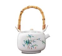 Juego De Té Teteras Juego De Té Kung Fu Con Filtro, Tetera Arcilla Púrpura Cerámica Gruesa, Puer, Elevadora Estilo Pintado A Mano Juegos De Té Para Adultos(Type-F)