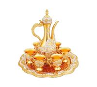 Juego de té turco de 8 piezas para té y café