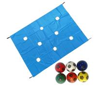 Juego De Team Building Tarp con Agujero - Juegos de Colaboración para Aprendizaje en Grupo,Accesorios de Desafío Deportivo Exterior para Eventos Comunitarios, Empresas y Escuelas