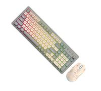 Juego de teclado ergonómico de alambre con teclas de bajo ruido, compatibilidad con múltiples sistemas para trabajo y diseño a prueba de entretenimiento