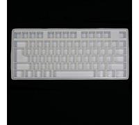 Juego de teclado mecánico manual para juegos para gorras, molde de silicona Clavier de resina, molde de teclas para arte, epoxi, moldes de hielo hechos a mano, moldes de hielo bourbon, formas