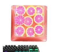 Juego de teclas de teclado, bonitas teclas de frutas de caramelo, diseño creativo de frutas, bonita estética, mejora tu experiencia de escritura