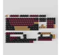 Juego de teclas Double Shot de 173 teclas Cherry Profile Red Samurai para diseño ANSI/ISO, interruptores Cherry MX 60% 65% 75% 95% teclado mecánico para juegos