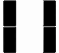Juego de teclas Jung A502TSASW 2 velocidades, completo, enganche, brillante, ...