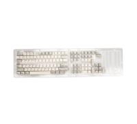 Juego de teclas PBT Custom122-Keys Retro Gris Blanco Perfil XDA para teclado mecánico ANSI Cherry MX, diseño ergonómico con revestimiento