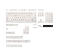 Juego de teclas PBT Little Bear de 131 teclas, sublimación de perfil de cereza, teclas personalizadas japonesas