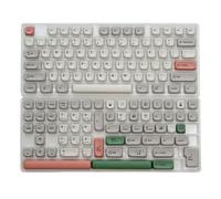 Juego de teclas retro 9009 de 139 teclas, con retroiluminación sublimada por calor, para teclados mecánicos, mejora la escritura, teclas de teclado para juegos