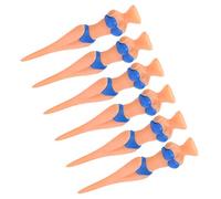 Juego de tee de de Plástico Duradero con Hermoso Diseño de Chica Bikini para Amantes del 6 Piezas (Blue)