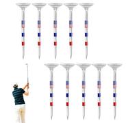 Juego de Tees de Golf Transparentes: Soporte para Pelotas de Golf de 15 x 10 x 5 cm, Soporte de Golpe Estable, Ayuda en tee para la práctica de Entrenamiento y Mejora del Campo de prácticas |