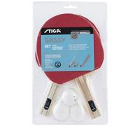 Juego de tenis de mesa Sassy compuesto por 2 raquetas + 3 pelotas + red y tensor de tenis mesa Stiga cd.2C4-544